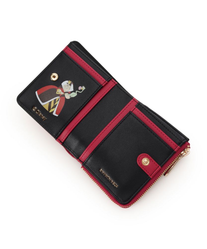 【SAMANTHAVEGA】ディズニーヴィランズコレクション 「ハートの女王」 折財布