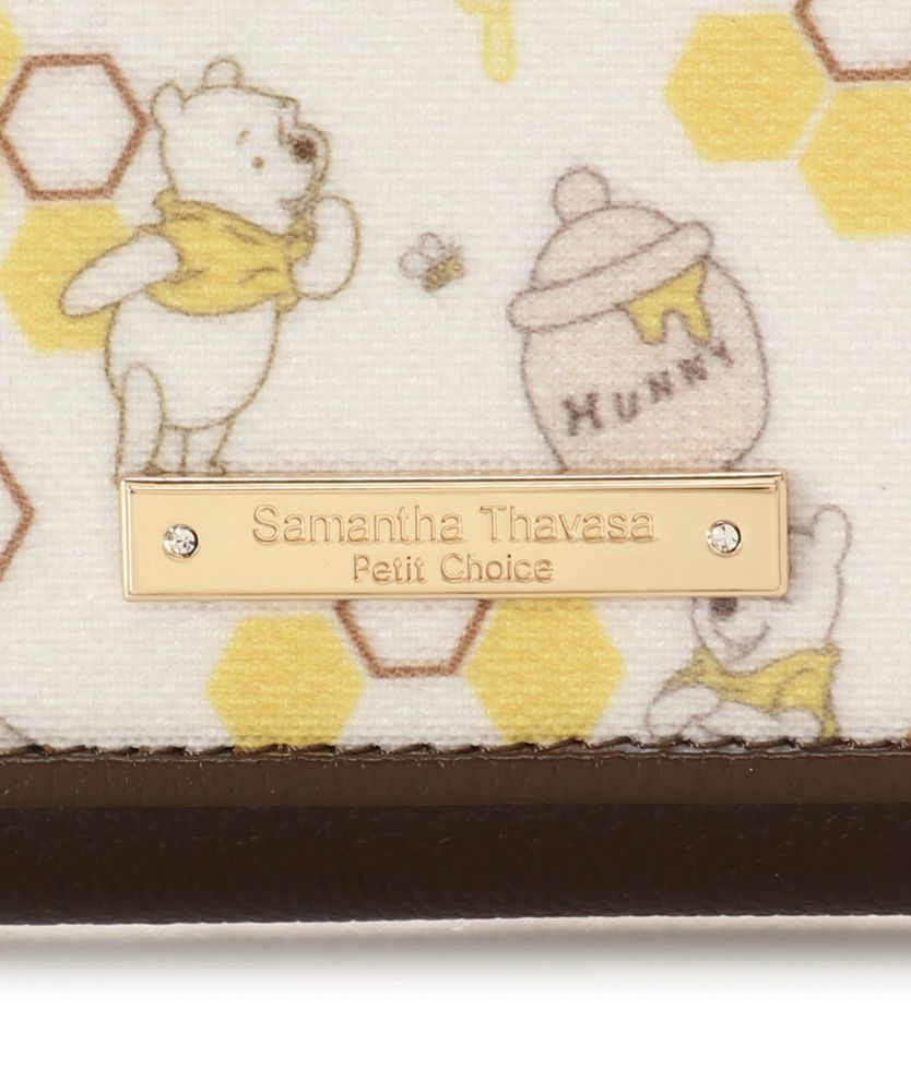 【Samantha Thavasa Petit Choice】『くまのプーさん』コレクション 折財布(総柄)
