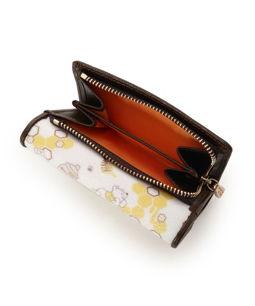 【Samantha Thavasa Petit Choice】『くまのプーさん』コレクション 折財布(総柄)