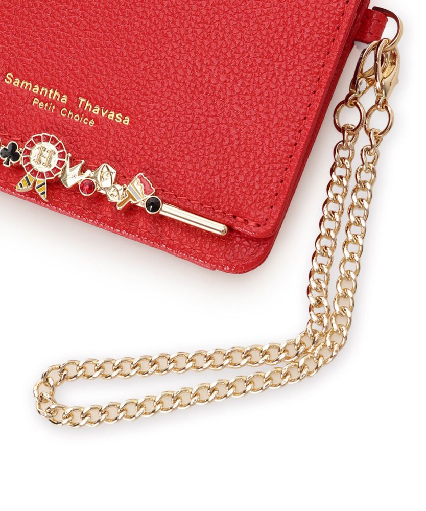 【Samantha Thavasa Petit Choice】『ディズニー ツイステッドワンダーランド』「ハーツラビュル寮」 パスケース