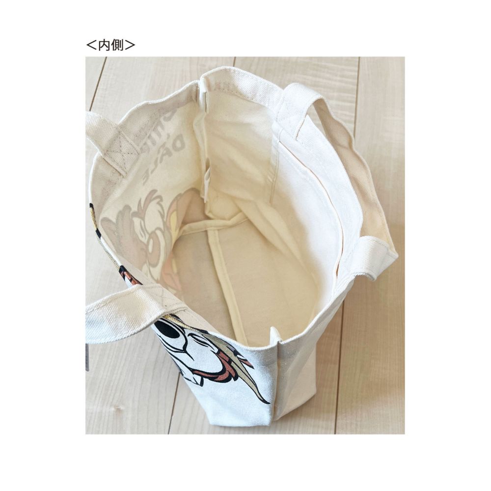 ディズニー マチ付バッグ チップ＆デール ぎゅっ