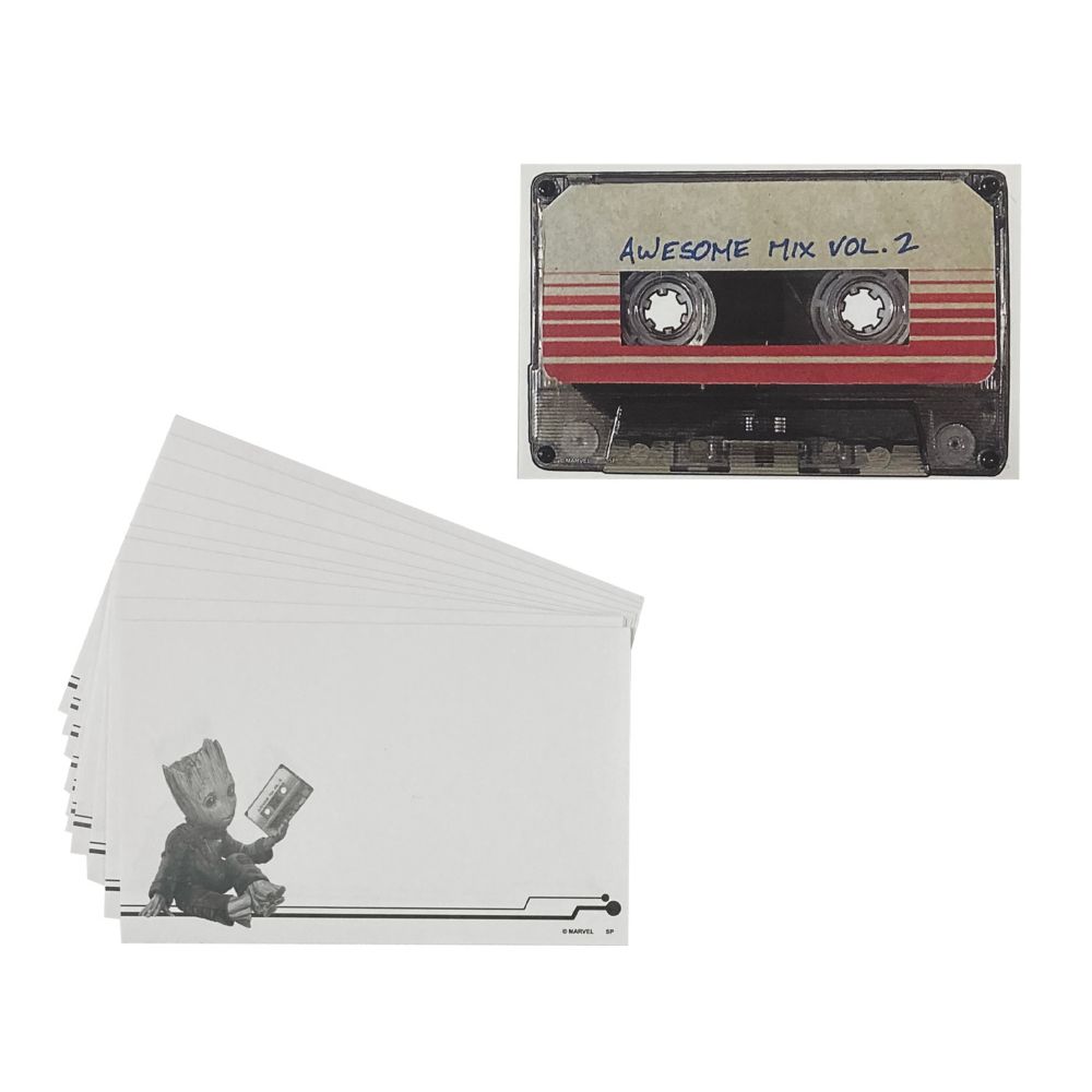 MARVEL ガーディアンズ・オブ・ギャラクシー カセットテープ風メモ リミックス