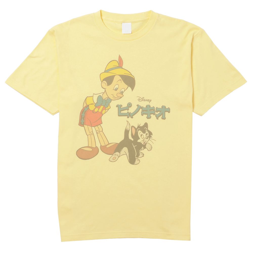 used_nownow00s ピノキオ　ガンジャ　Tシャツ 半袖　キャラクター　パロディ　ディズニー