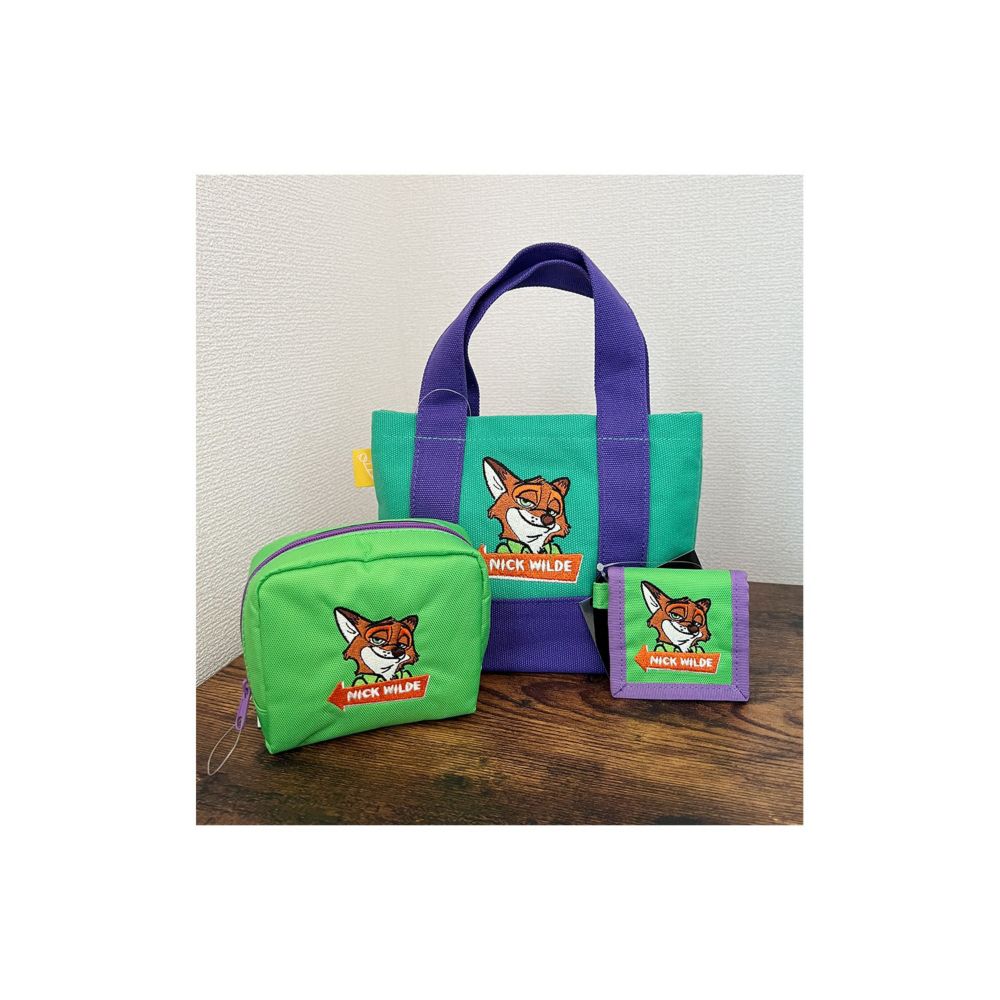 ディズニー ポリエステル刺繍ポーチ ニック