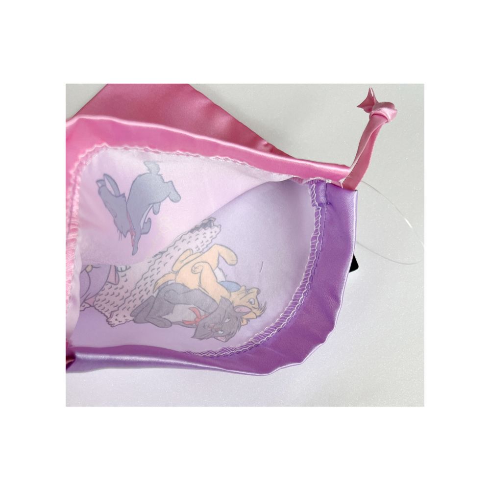 ディズニー サテン巾着 おしゃれキャット/きょうだい