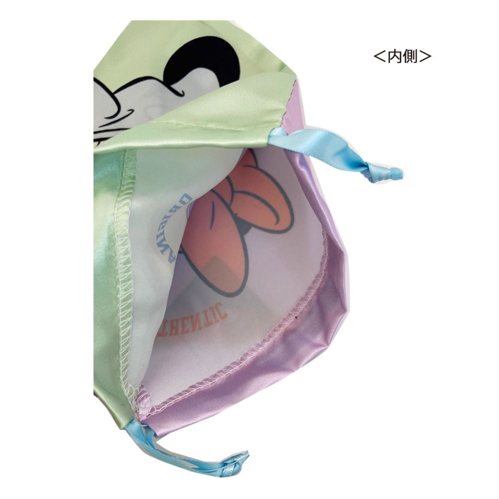 ディズニー リボン巾着 ミッキー＆ミニー ストリート