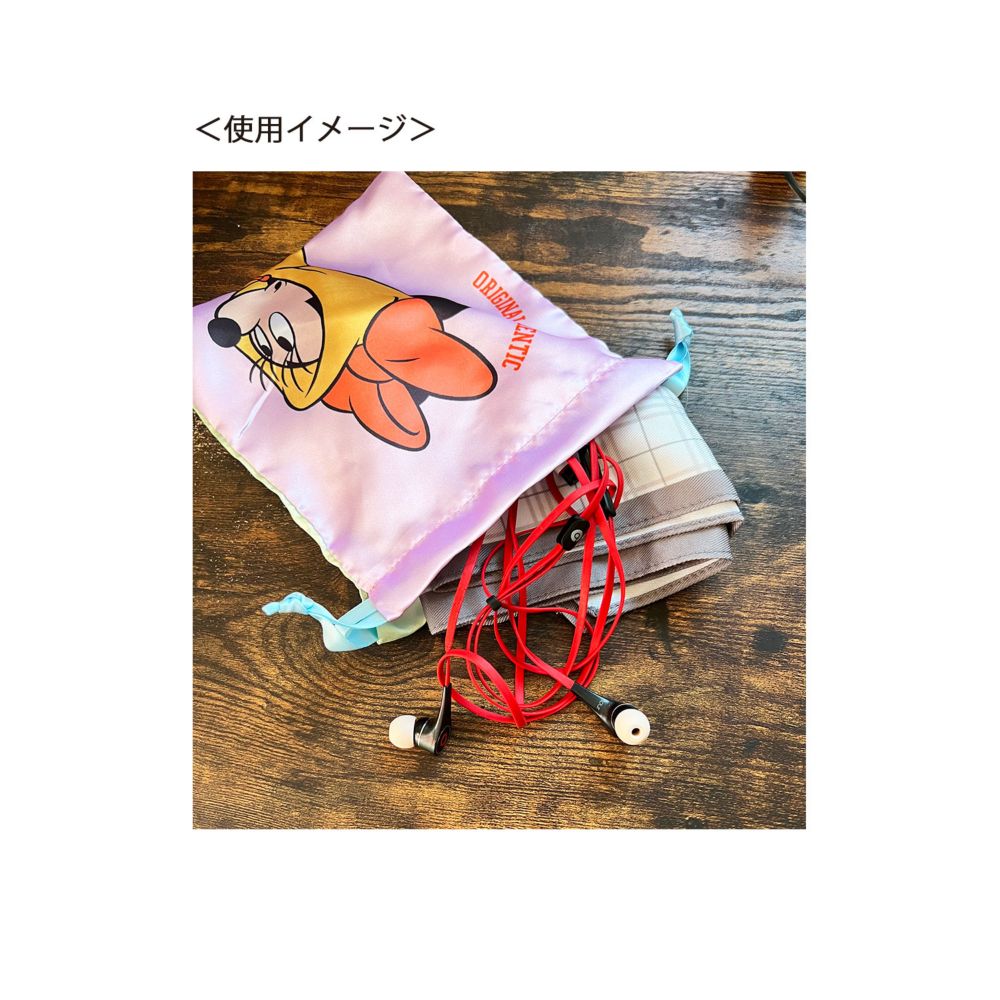 ディズニー リボン巾着 ミッキー＆ミニー ストリート