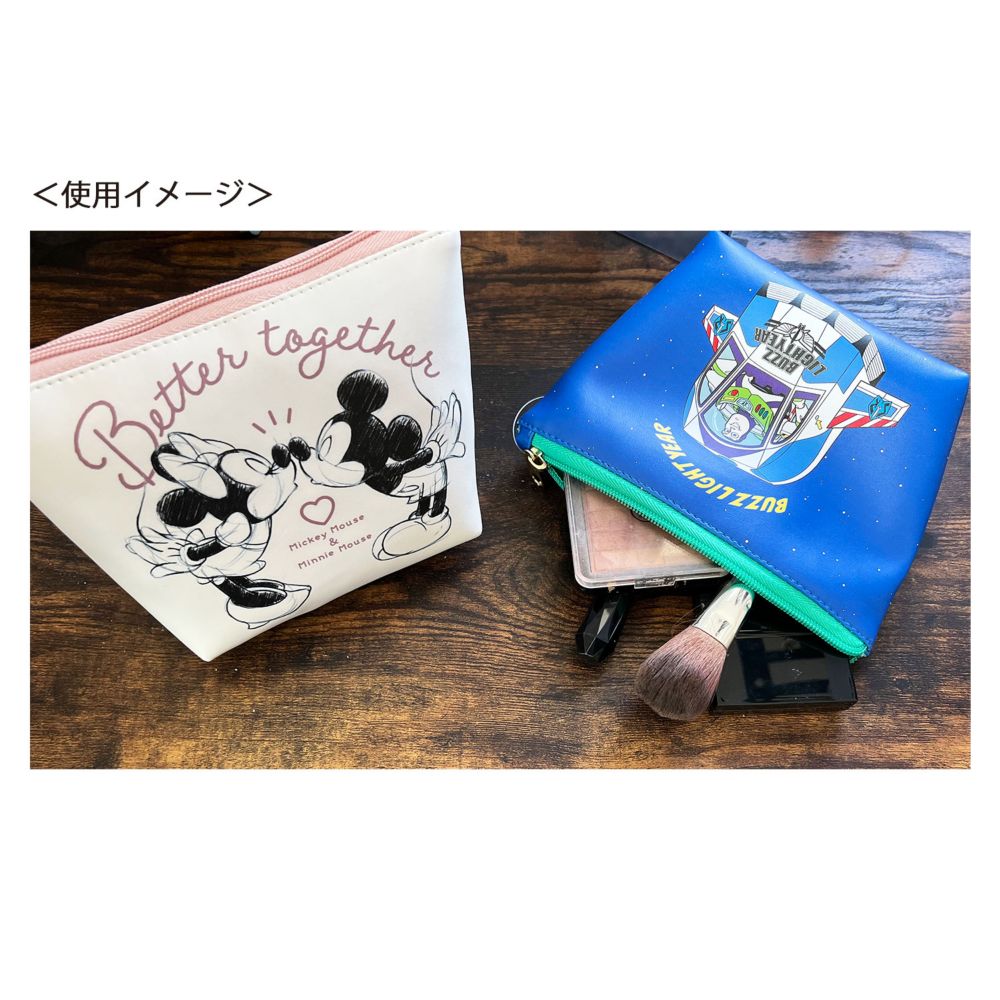 ディズニー ポーチ ミッキー＆ミニー スケッチ