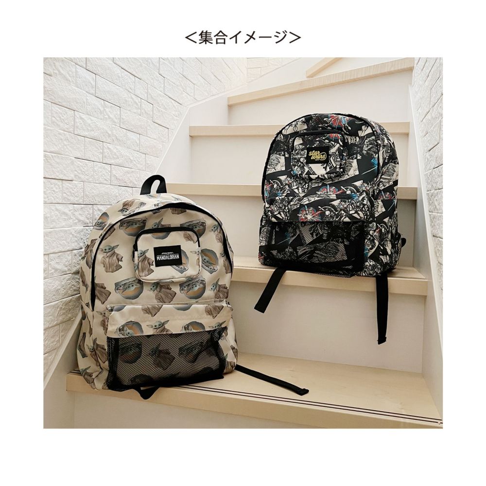 スター・ウォーズ 総柄リュック グローグー