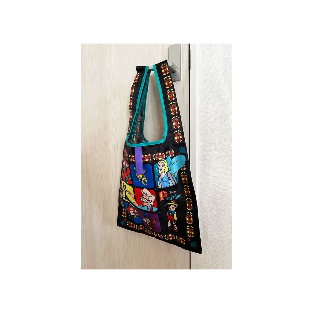 ノスタルジカ ピノキオ マルシェエコバッグ ブラック