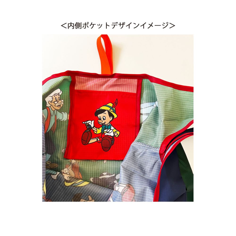 ノスタルジカ ピノキオ マルシェエコバッグ ブルー