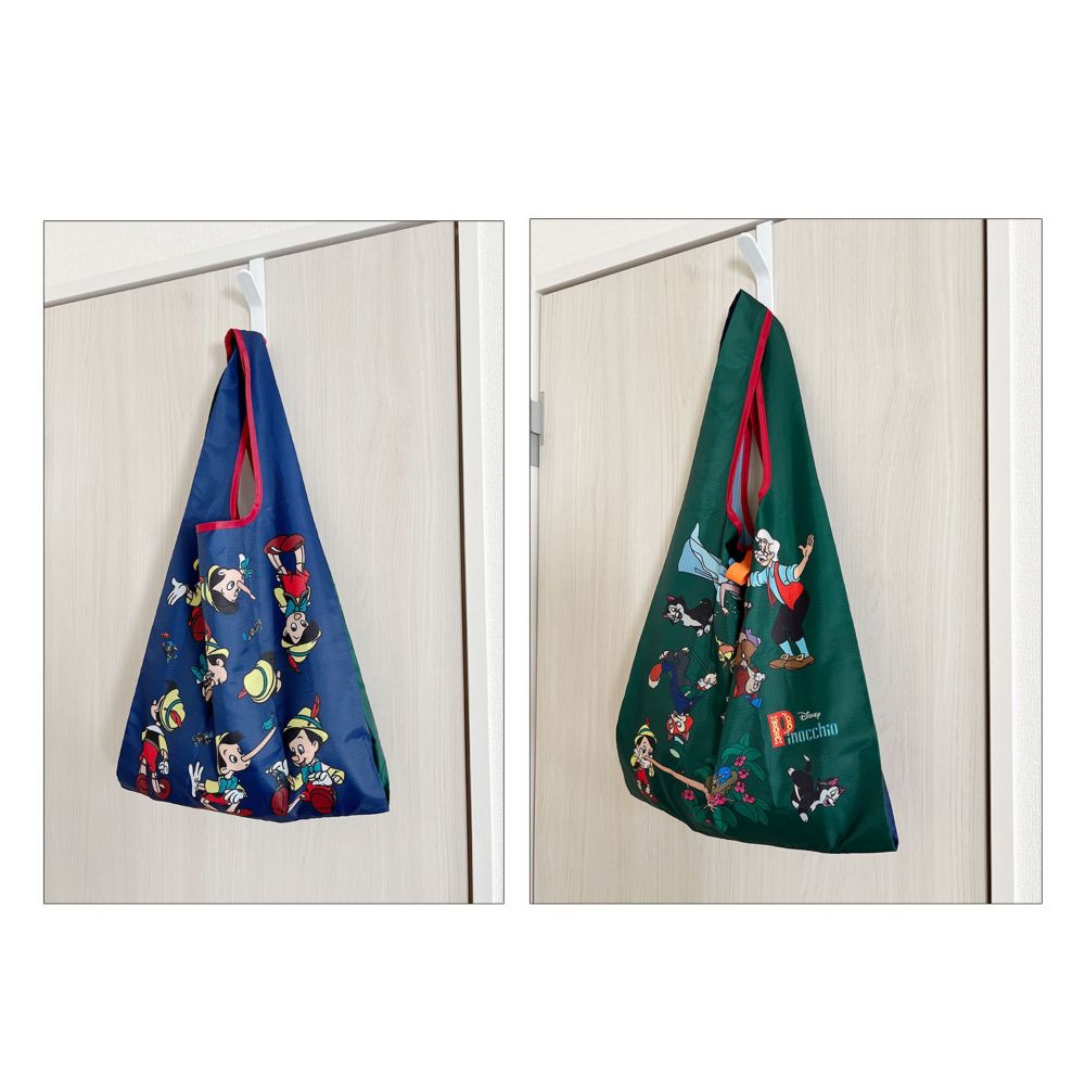 ノスタルジカ ピノキオ マルシェエコバッグ ブルー