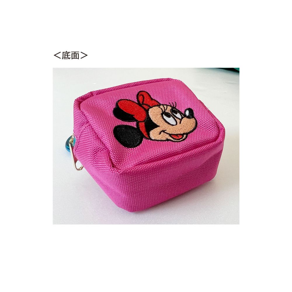 ノスタルジカ カラビナ付き ミニ刺繍ポーチ／ミニーマウス