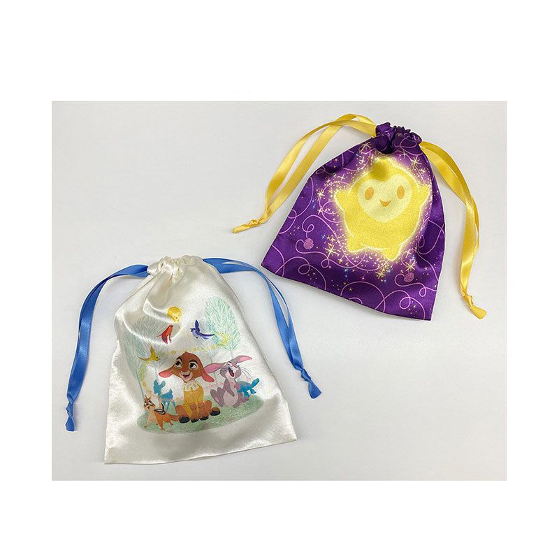 ディズニー映画『ウィッシュ』リボン巾着 スター