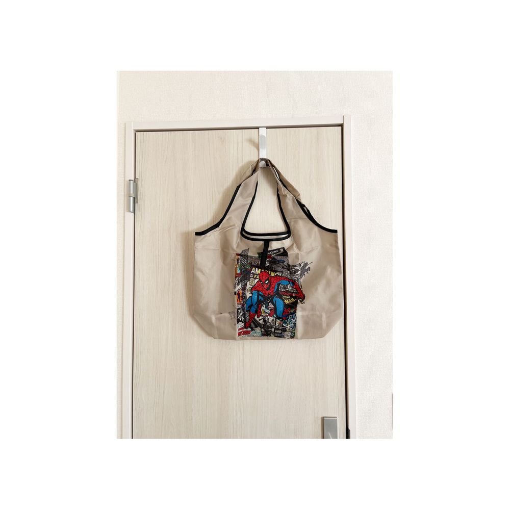 MARVEL スパイディコミック くるくるショッピングバッグ Beige