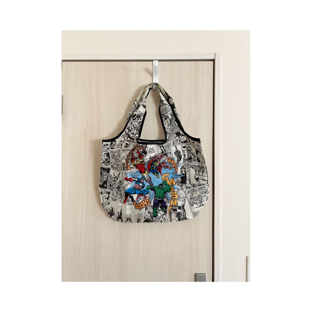 MARVEL アベンジャーズ コミックス くるくるショッピングバッグ