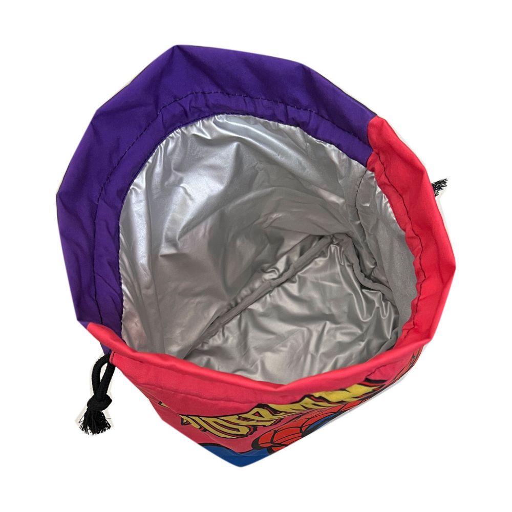 MARVEL マチ付き巾着 スパイディ/ヴェノム