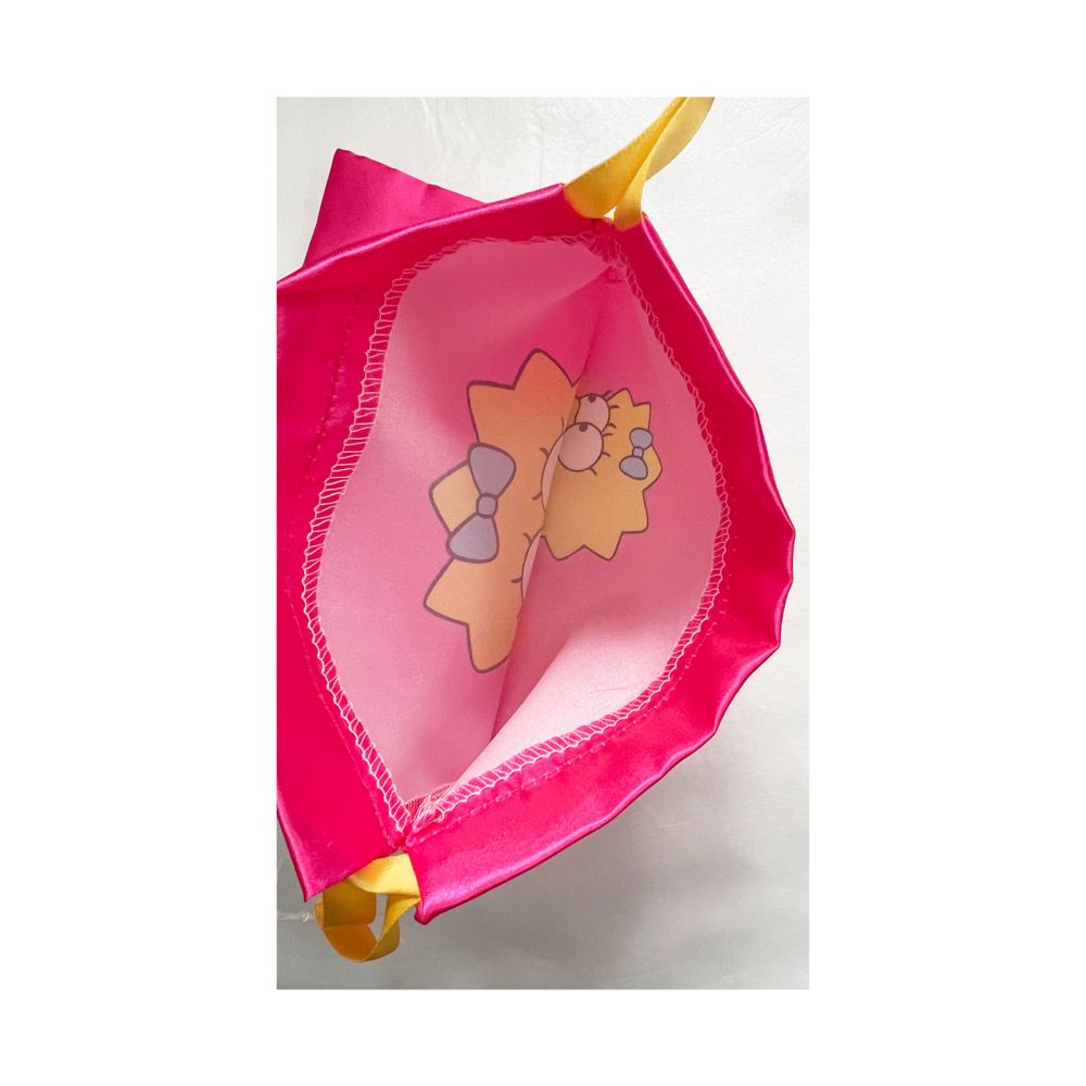 ザ・シンプソンズ 「White/Colorful Series」 リボン巾着マギー ごろん