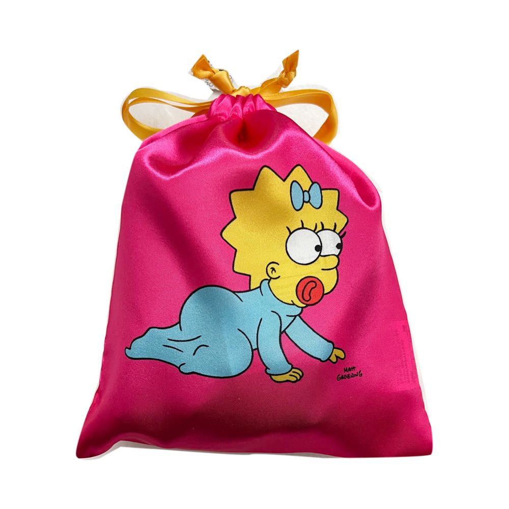 ザ・シンプソンズ 「White/Colorful Series」 リボン巾着マギー ごろん