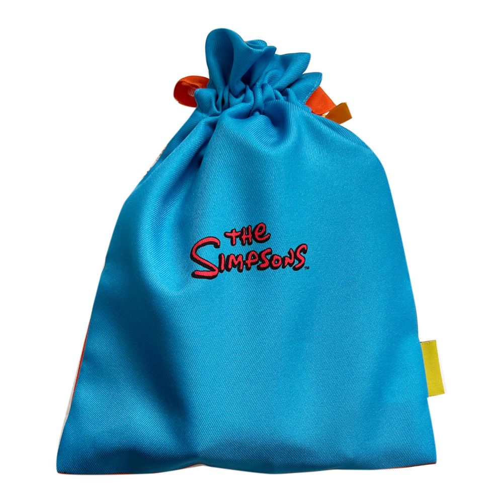 ザ・シンプソンズ 「White/Colorful Series」  転写巾着 バート/ポーズ Ｍ
