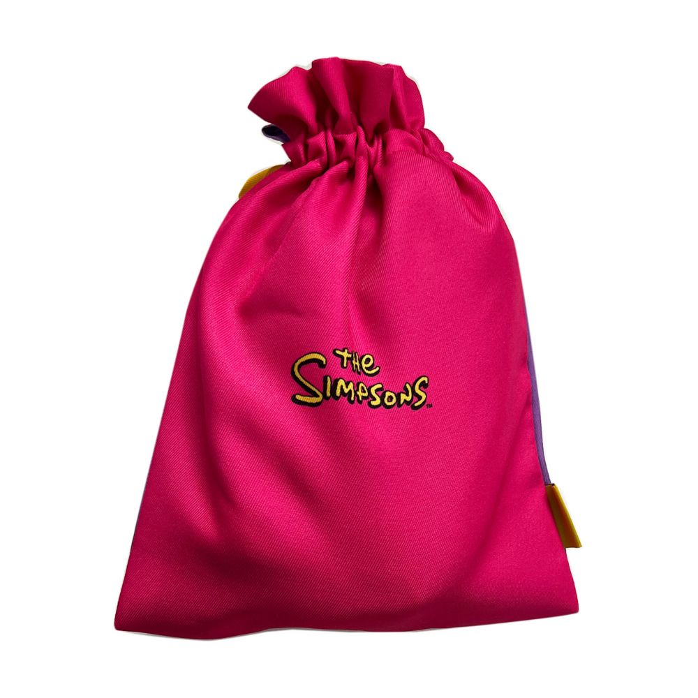 ザ・シンプソンズ 「White/Colorful Series」  転写巾着 マギー/やったー Ｍ