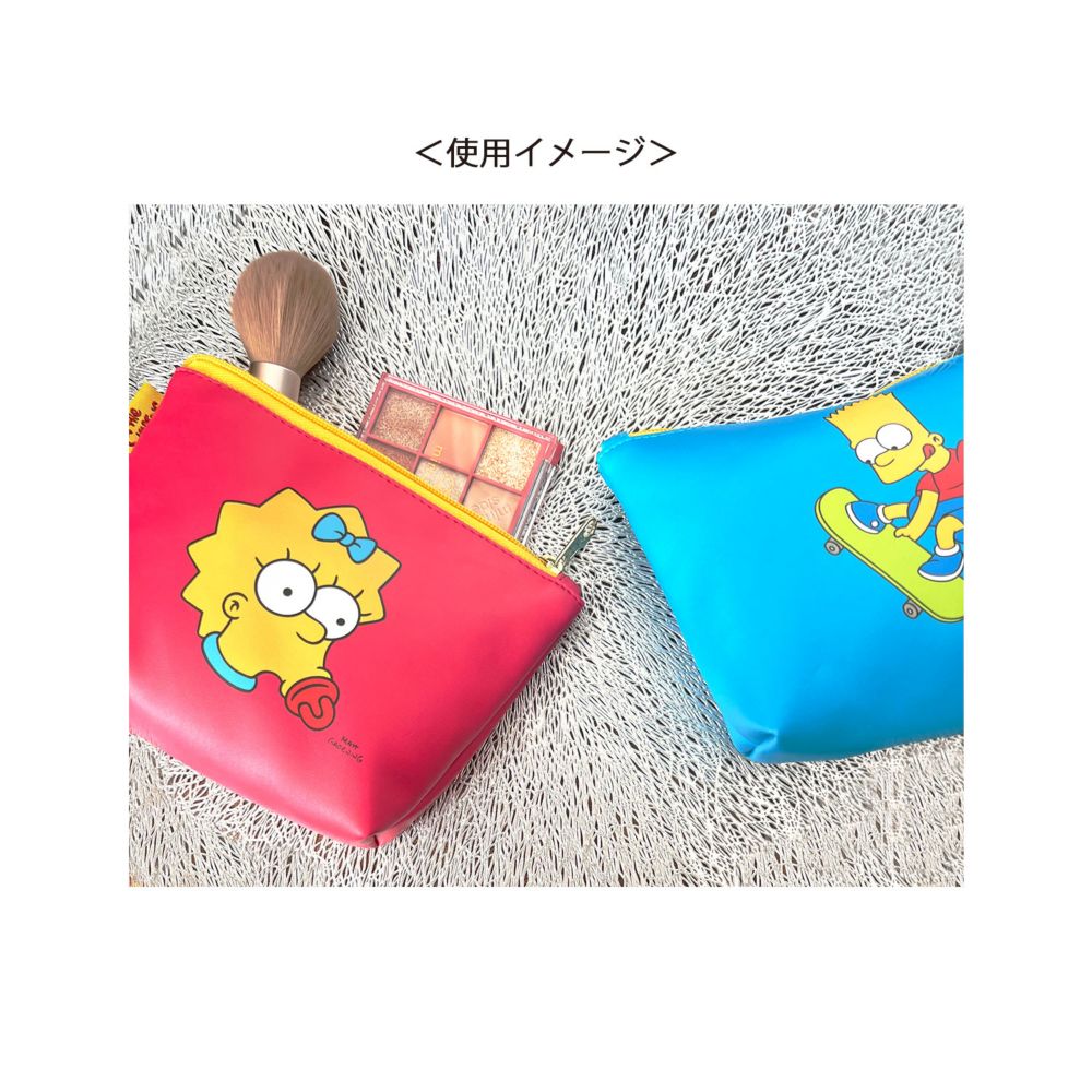 ザ・シンプソンズ 「White/Colorful Series」  舟形ポーチバート/フェイスＢ