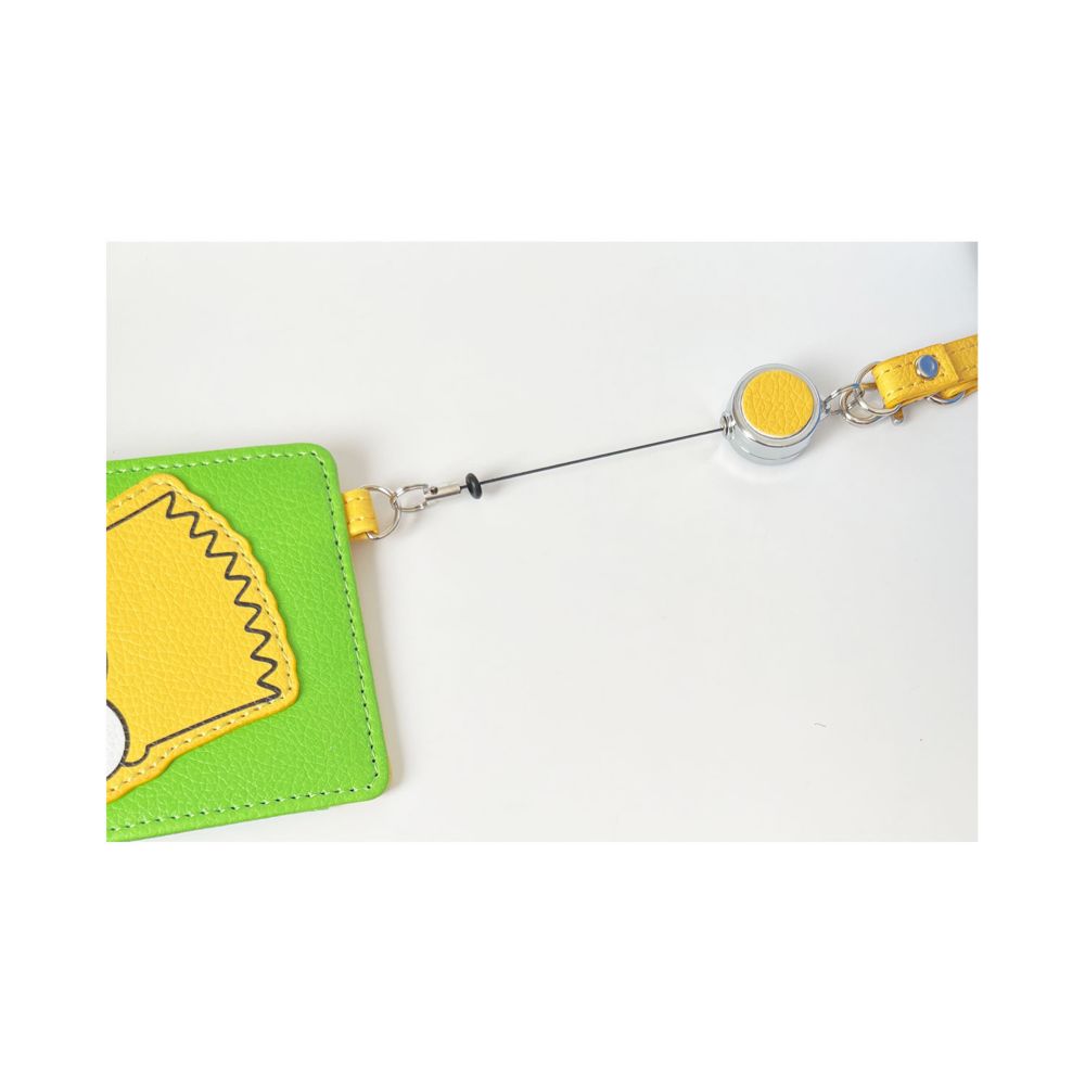 ザ・シンプソンズ 「White/Colorful Series」  リール付パスケースバート/フェイスＡ