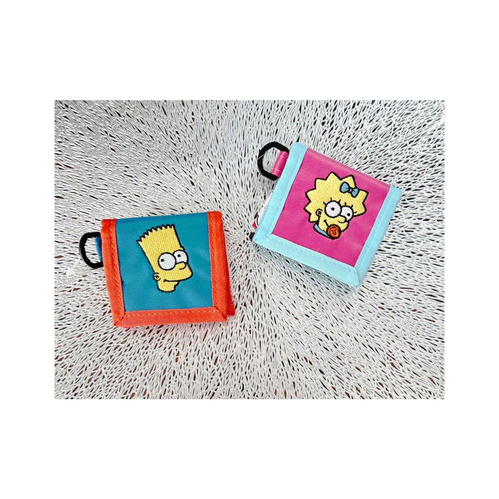 ザ・シンプソンズ 「White/Colorful Series」  ポリエステル刺繍コインケースバート/フェイスＡ