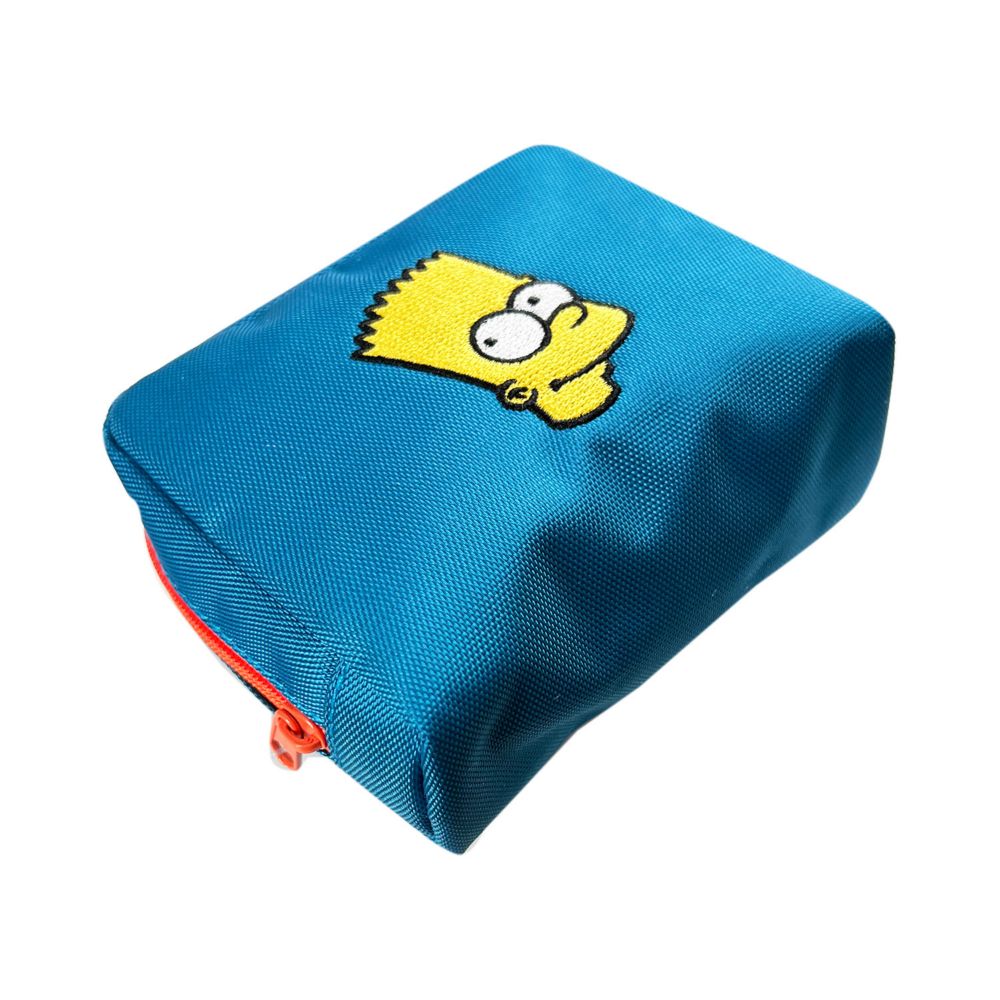 ザ・シンプソンズ 「White/Colorful Series」  ポリエステル刺繍ポーチバート/フェイスＡ