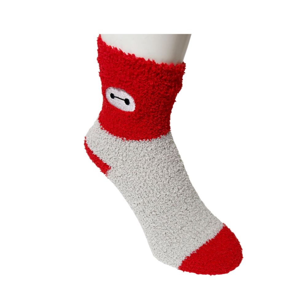 ディズニー もこもこ靴下 in 巾着 ベイマックス ロゴ