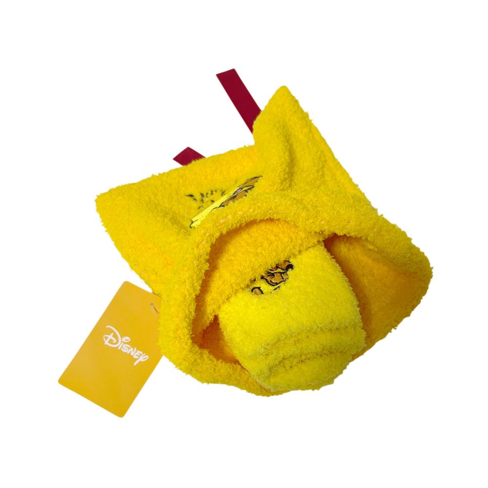 ディズニー もこもこ靴下 in 巾着 くまのプーさん ハニー