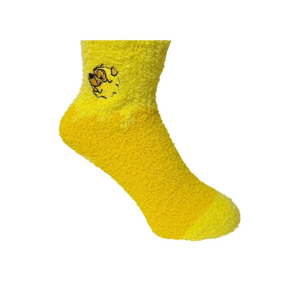 ディズニー もこもこ靴下 in 巾着 くまのプーさん ハニー