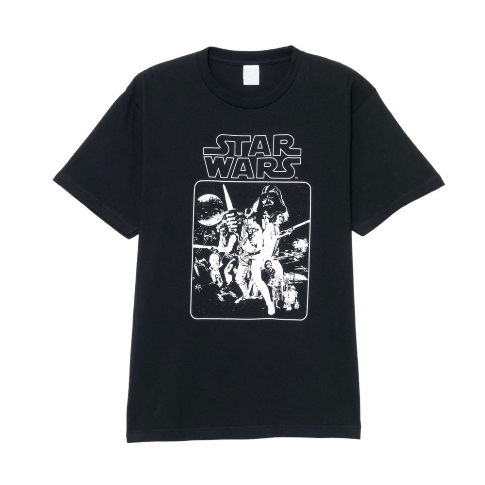 公式】ディズニーストア.jp | 『STAR WARS 54 OF ONE』 スター・ウォーズ Episode 4 ポスター Ｔシャツ BK