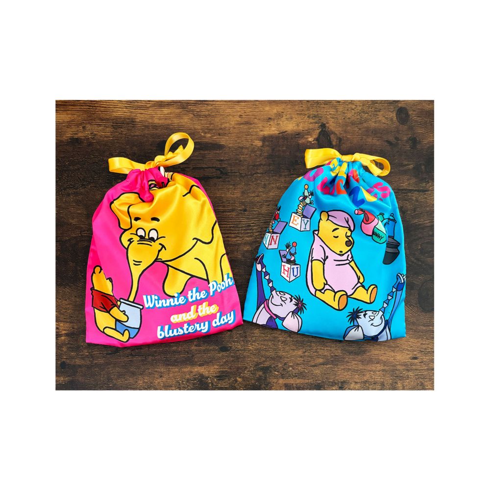 ディズニー プーさん リボン巾着 プーとぞうさん