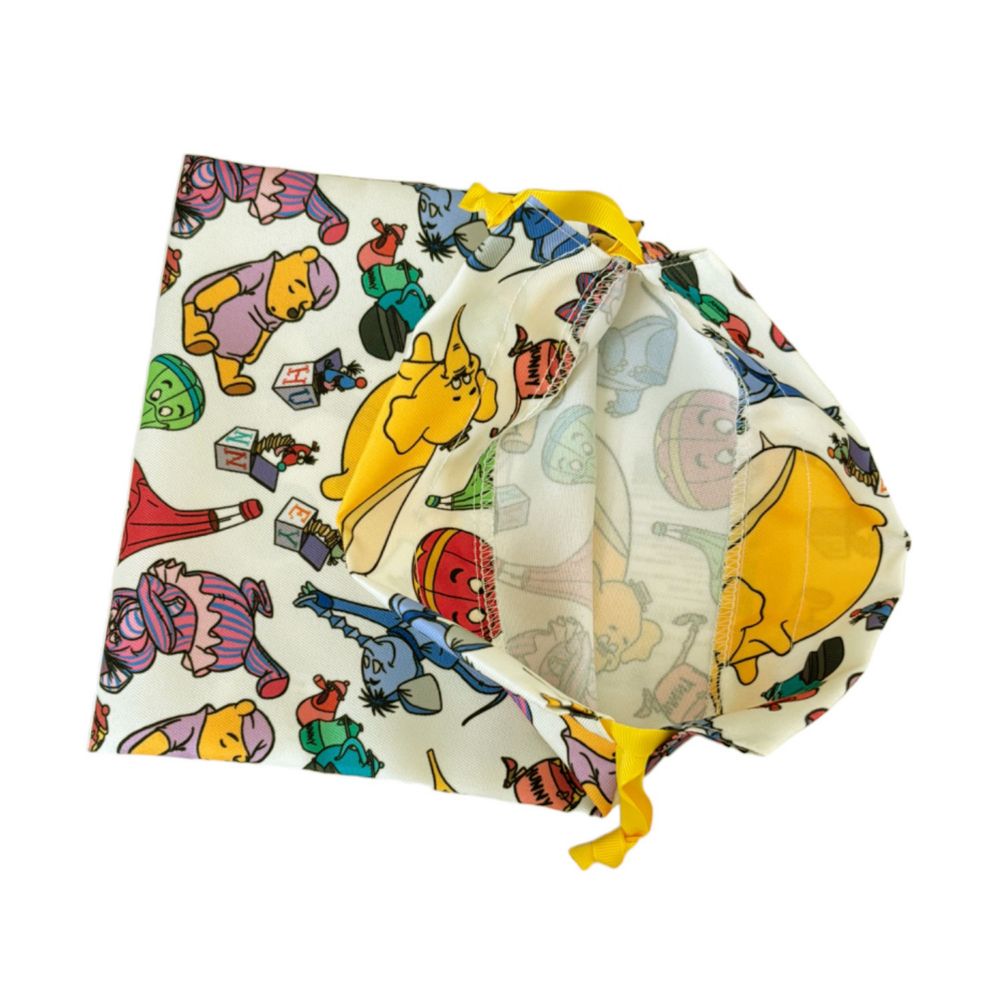 ディズニー プーさん 転写巾着 プーさんパターン