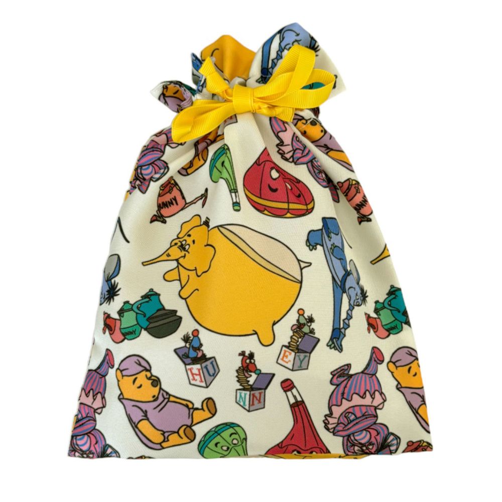 ディズニー プーさん 転写巾着 プーさんパターン