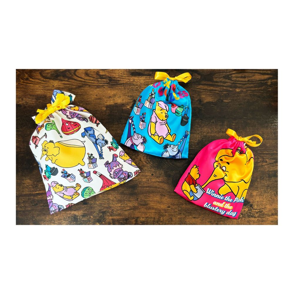 ディズニー プーさん 転写巾着 プーさんパターン