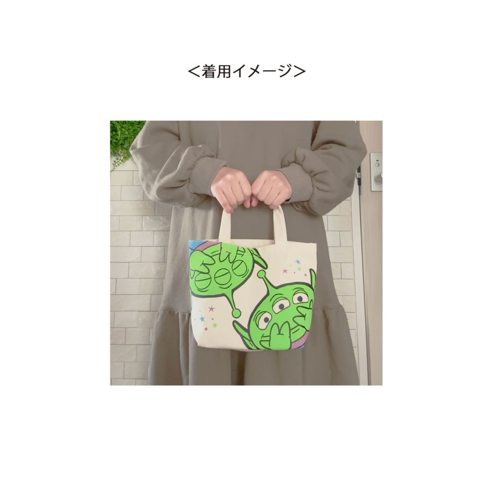 トイ・ストーリー エイリアン アップ　マチ付きバッグ