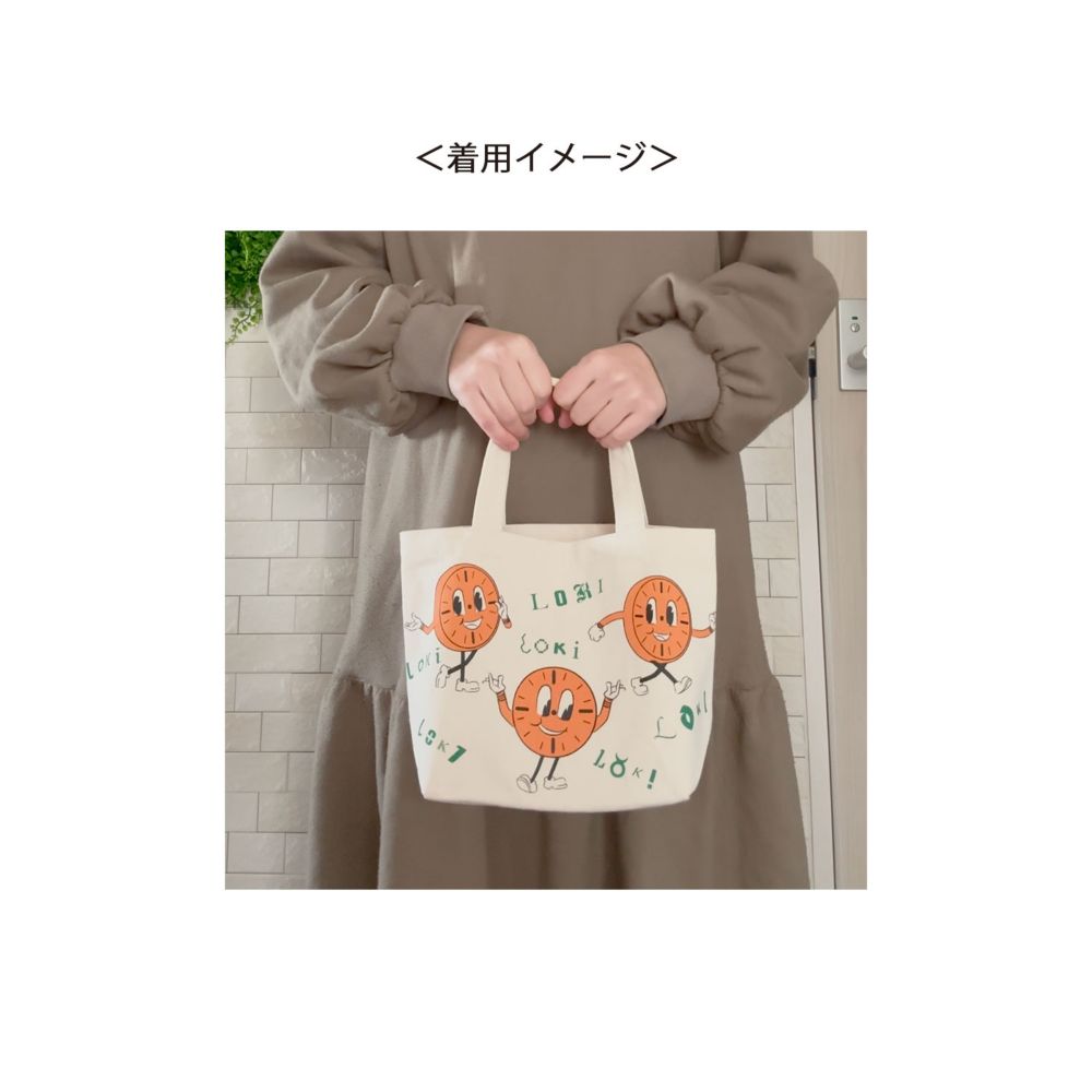 MARVEL ミス・ミニッツ ロゴ マチ付きバッグ