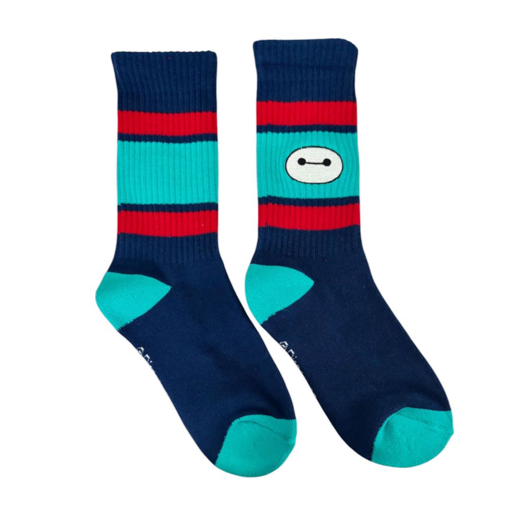 ディズニー ベイマックス/フェイス　カラフルラインソックス (靴下)