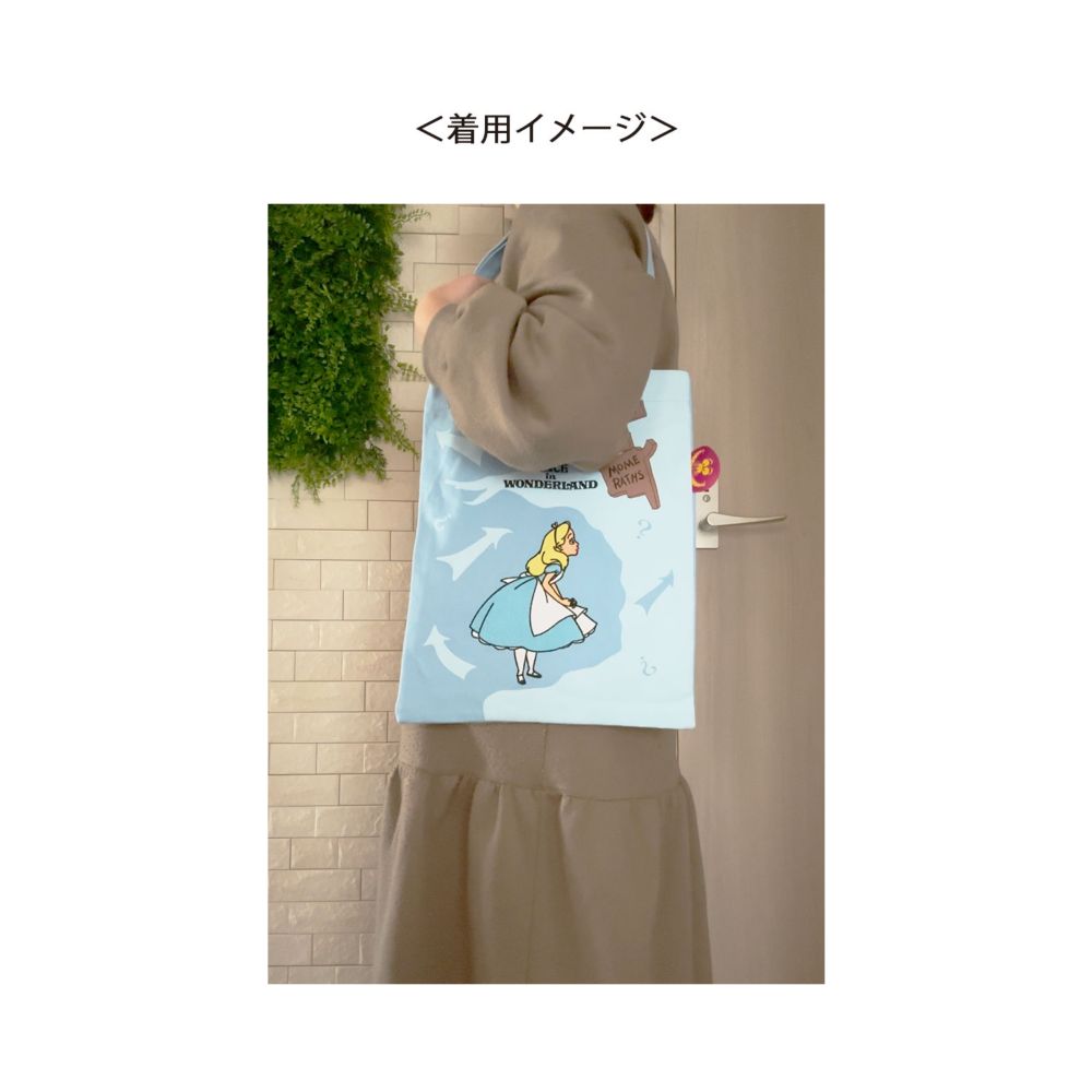 ディズニー ふしぎの国のアリス 迷う　ナラティブトートバッグ