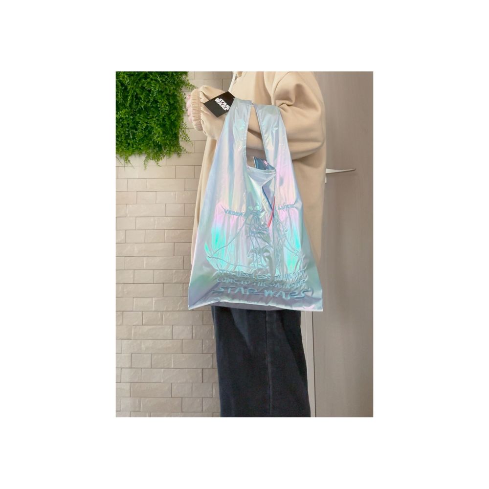 スター・ウォーズ オーロラショッピングバッグ ライトセーバー  BLUE