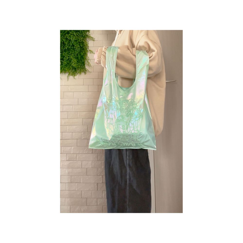 スター・ウォーズ オーロラショッピングバッグ R2-D2＆C-3PO  GREEN