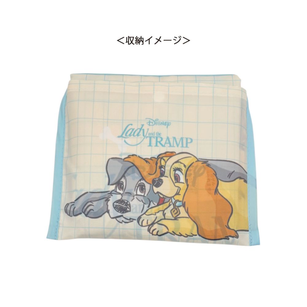 ディズニー わんわん物語 チェック　くるくるショッピングバッグA