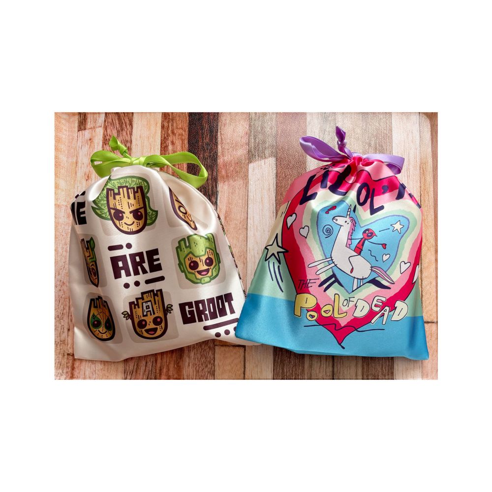 MARVEL  サテン巾着 デッドプール ユニコーン