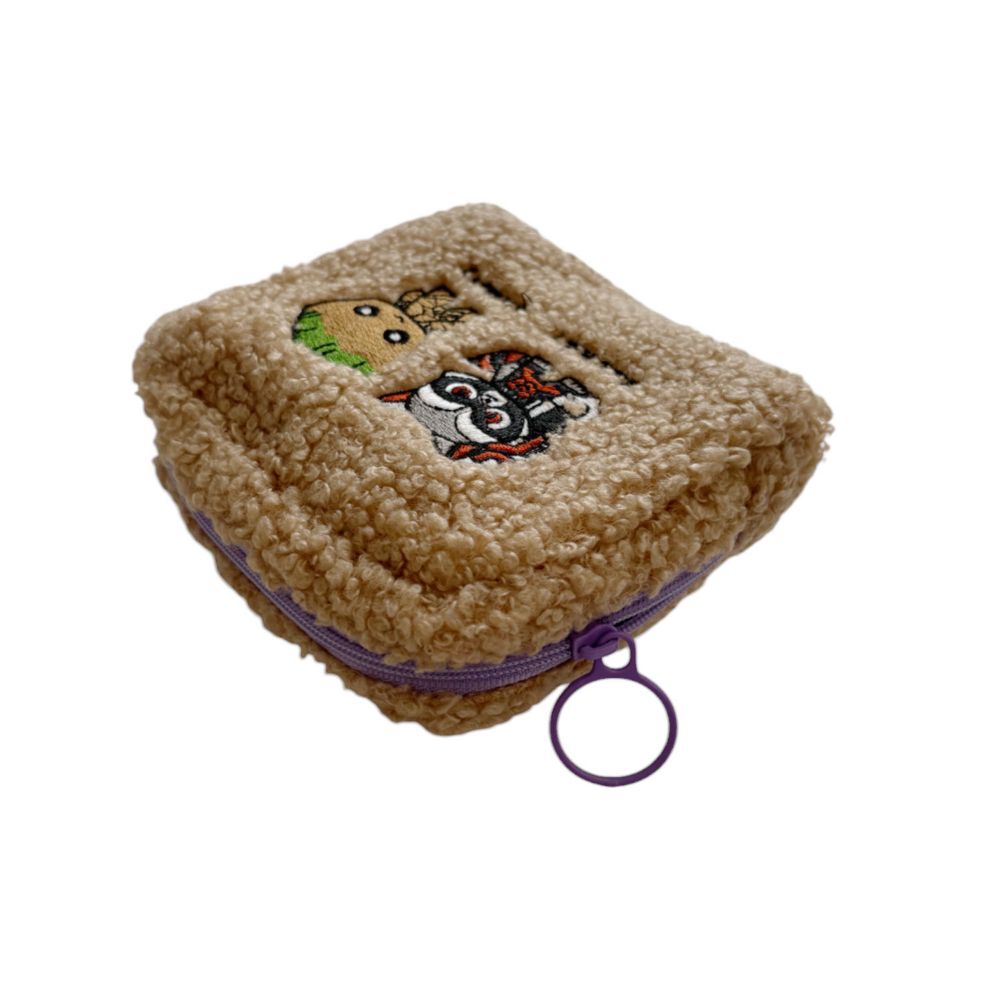 MARVEL  ボア刺繍ポーチ ロケット グルート