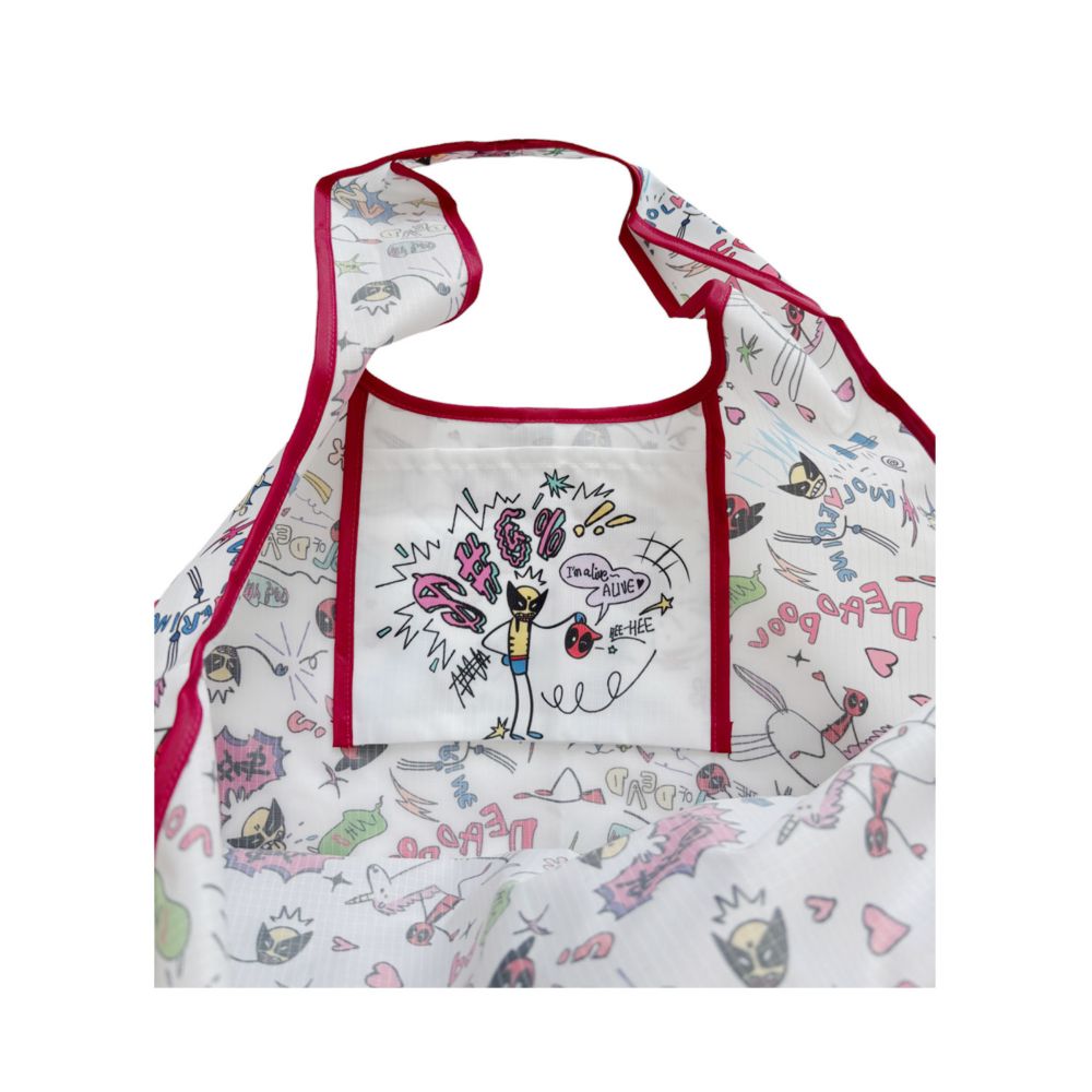 MARVEL  くるくるショッピングバッグ デッドプール ウルヴァリン