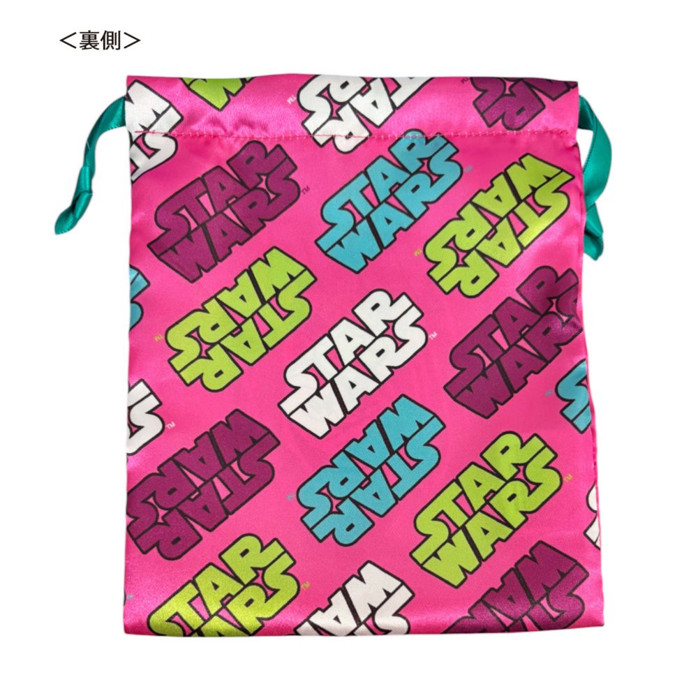 スター・ウォーズ リボン巾着 ヨーダピンク