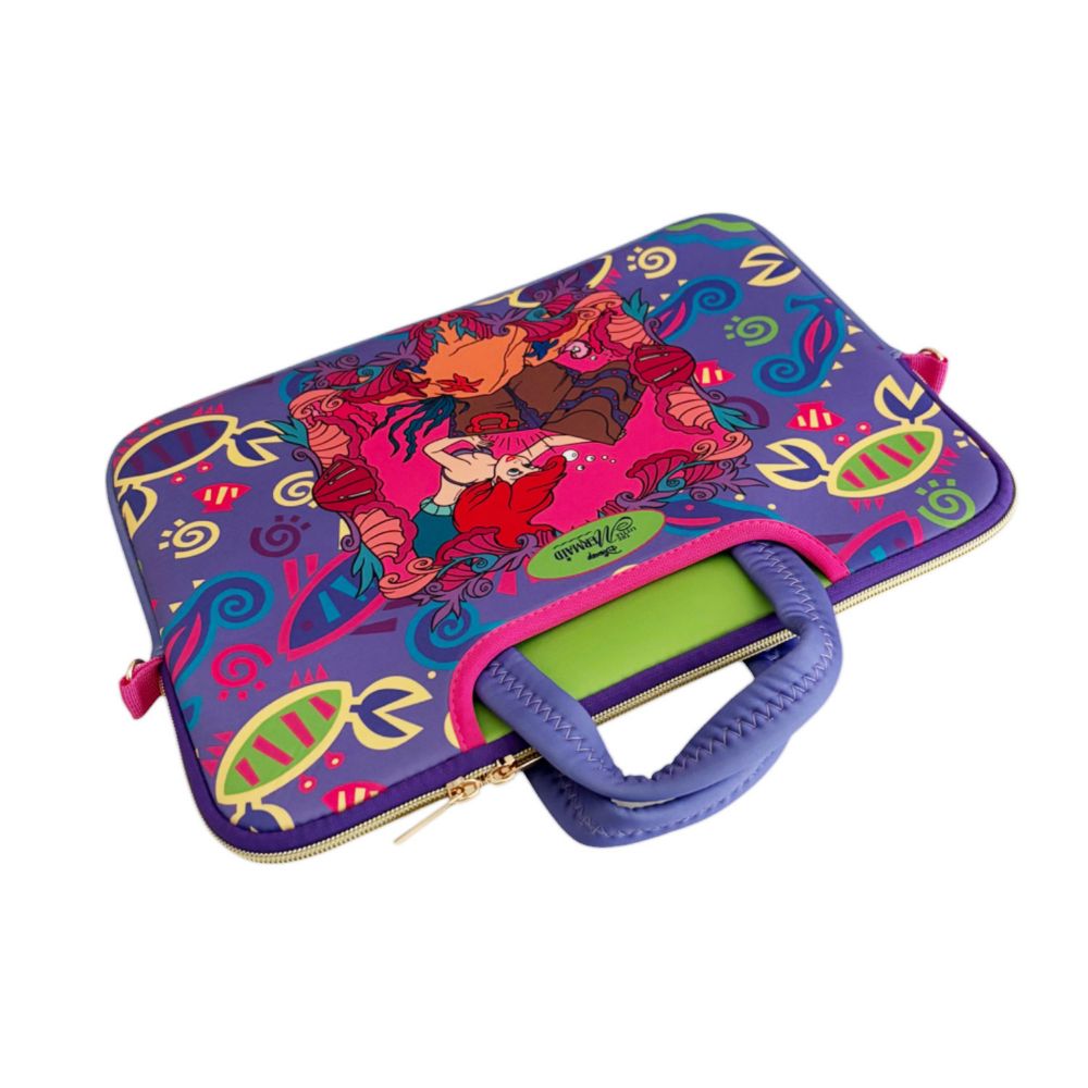 ノスタルジカ　ドキュメントバッグ リトル・マーメイド　PURPLEフィッシュ