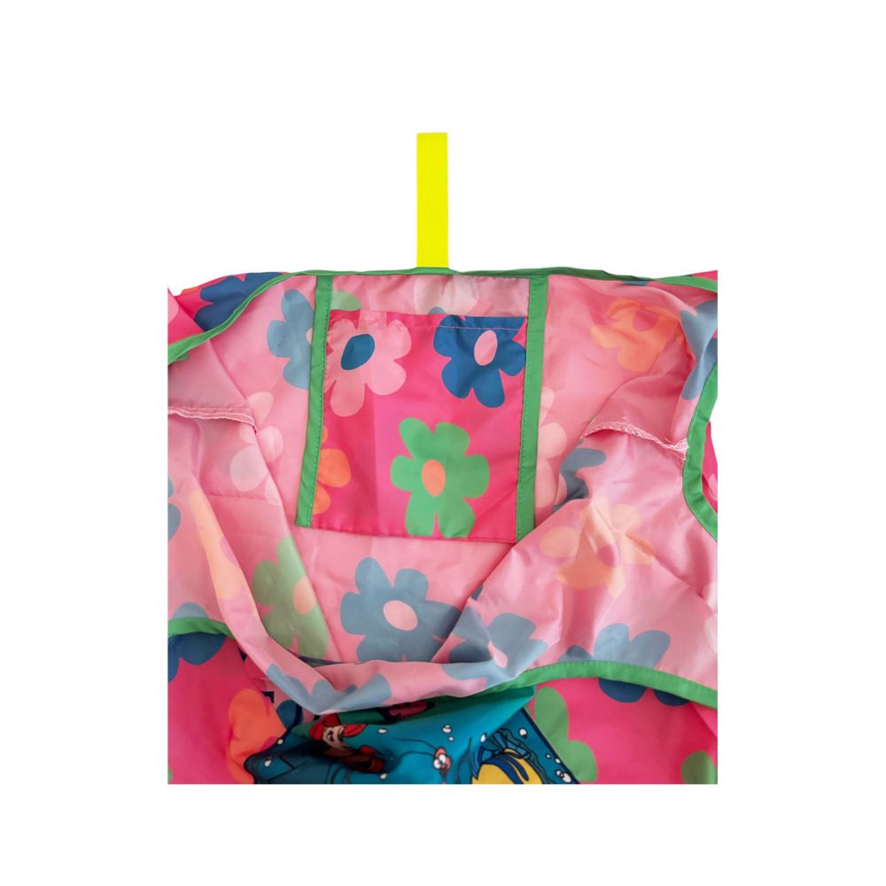 ノスタルジカ　ショッピングエコバッグ リトル・マーメイド　PINKフラワー